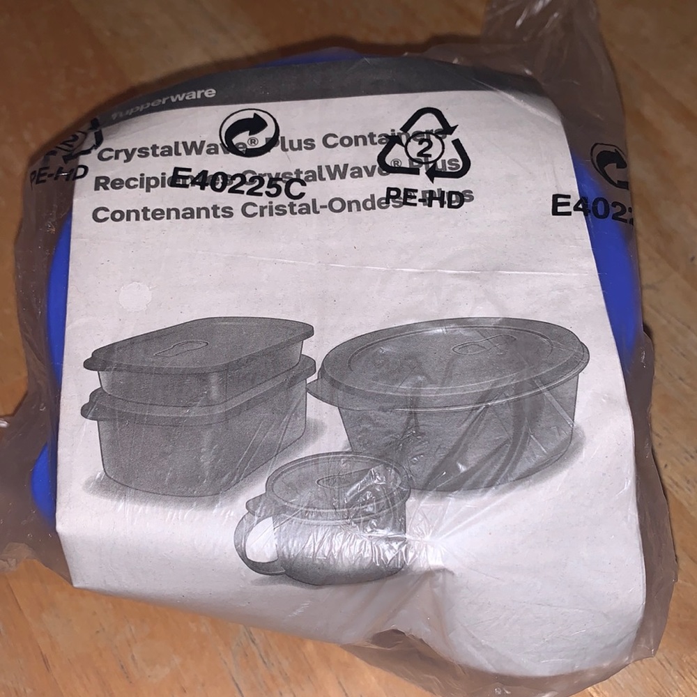 Tupperware Brand New in original packaging Crystal Wave Plus Soup